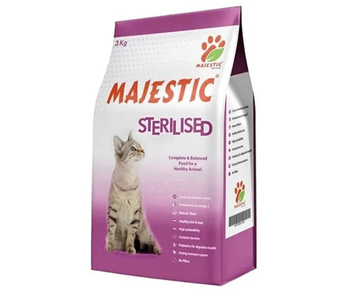 Majestic Sterilised Complete & Balanced Dry Cat Food – 1.2 kg