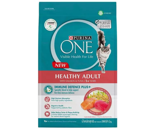 Purina One Healthy Adult with Salmon & Tuna  380g