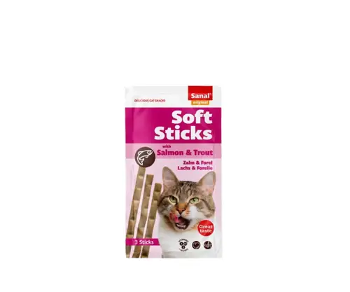 Sanal soft sticks with salmon&trout