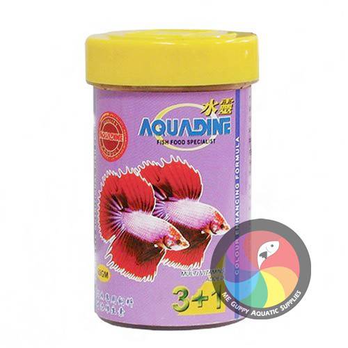 Aquadine Betta Basic Food 3+1 Multi Vitamins Added 60g