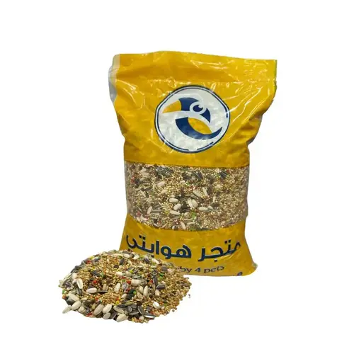 اكل طيور الروز  والكروان والبراكيت البلجيكي من فايسن 1 كيلو - تغليف هوايتي