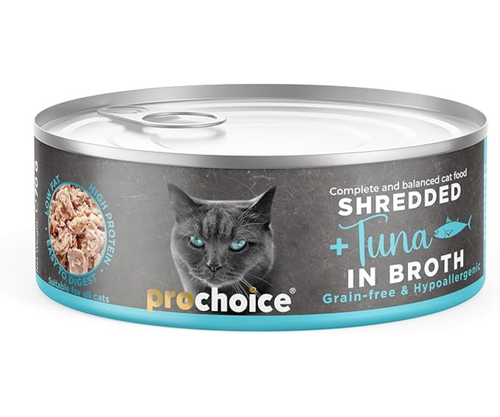 Prochoice – Shredded Tuna in Broth for Cats