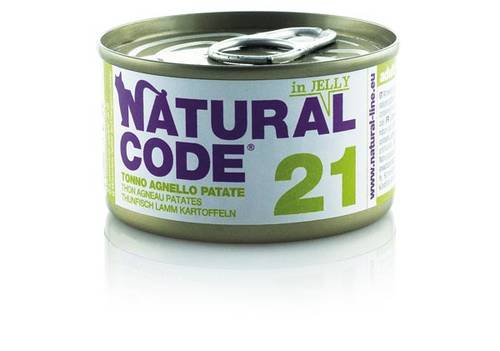 Natural Code Cat Food 21 TUNA, LAMB AND POTATOES 85 g
