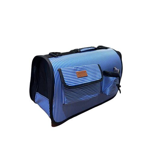 (blue)   Cat and small animals  Carrying Bag