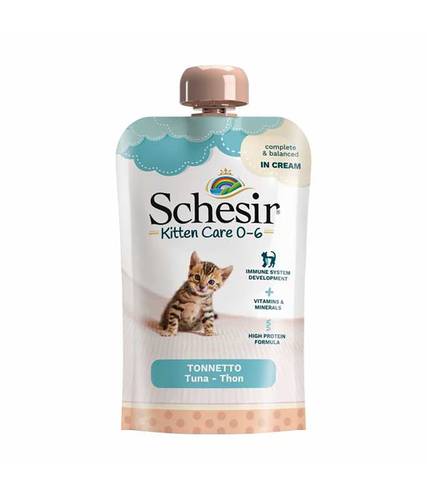 schesir kitten care with tuna 150g