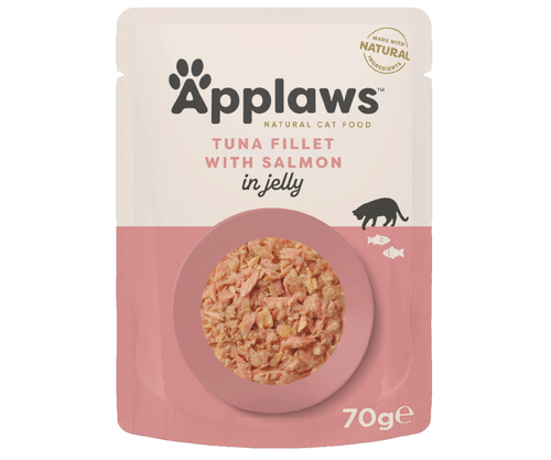 Applaws Tuna Fillet with Salmon in Jelly – 70g