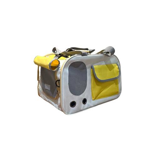 (  beige and  yellow) Cat and animals  Carrying Bag