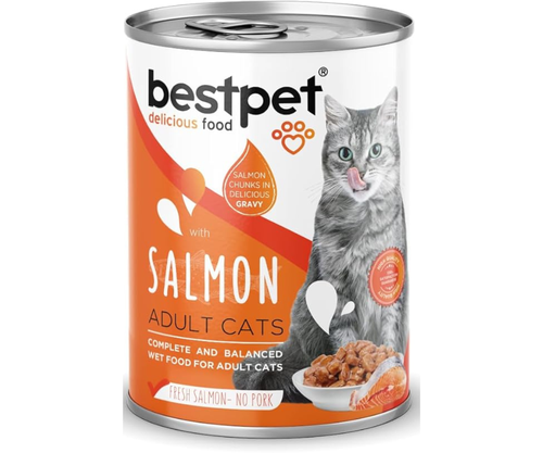BEST PET FOR ADULT CATS WITH SALMON 400G
