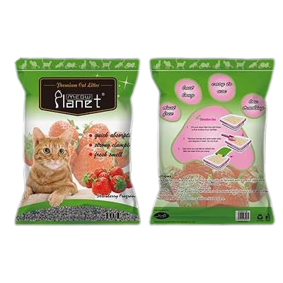 Premium Cat Clomping Litter MEOW Planet Vanilla Scent, 10L