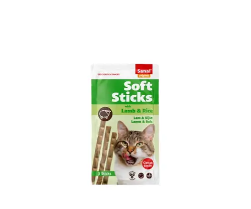 Sanal soft sticks with lamb&rice