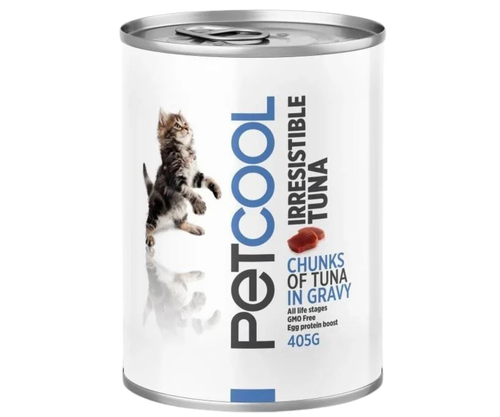 Pet Cool Cat Wet Food – Tuna Chunks in Gravy 415g