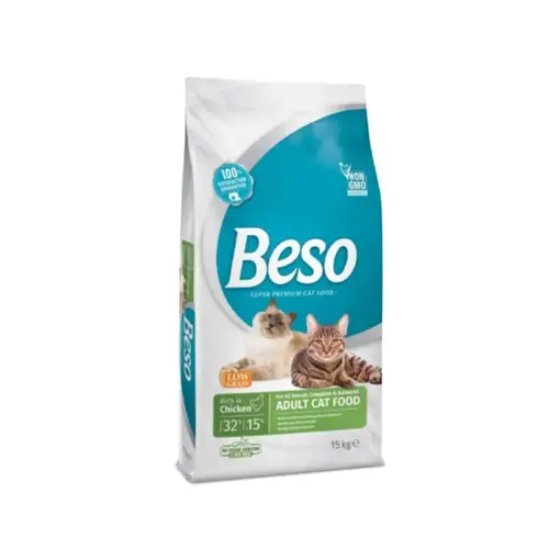 beso dry food with chicken adult cats 2 kg