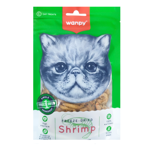 wanpy cat treats shrimp  80g