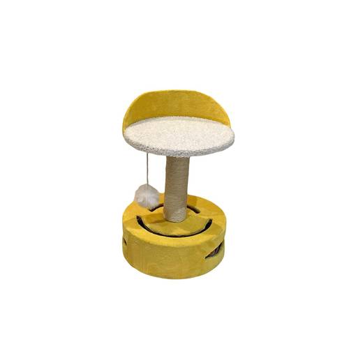 Cat Scratcher Cercle shape yellow 