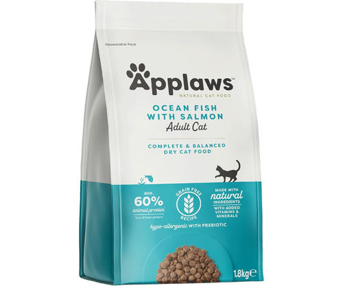 Applaws Dry Cat Food – Ocean Fish with Salmon (Adult Cat) – 1.8 kg