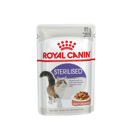 Royal Canin Sterilised  in Gravy Wet Adult Cat Pouches 85g