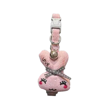 Collar for pet with bell (various colors and rabbit shapes)