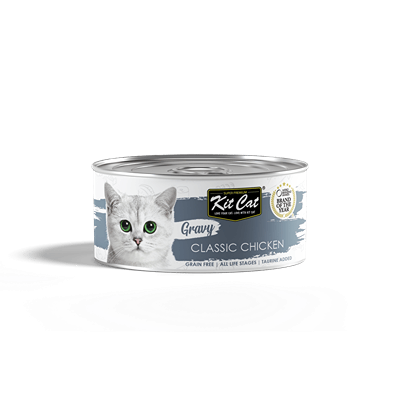Kit Cat Gravy Canned Food Classic Chicken70g