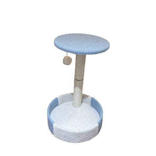 Cat Scratcher Cercle shape light blue