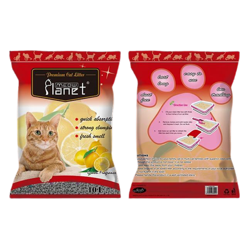 Premium Cat Clomping Litter MEOW Planet  Coffee Scent, 10L