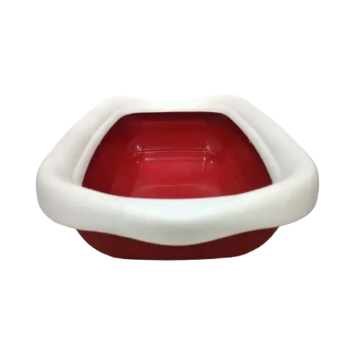Red Cat litter box