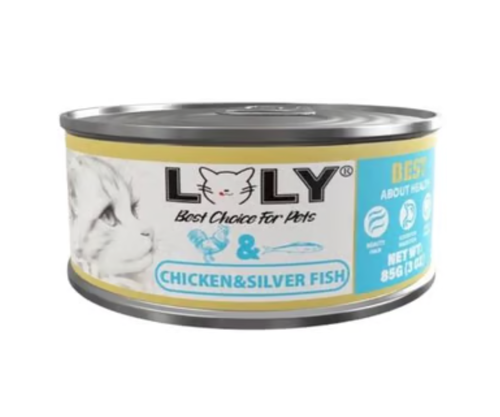 Loly Cat Wet Food Chicken & Silver Fish 85g