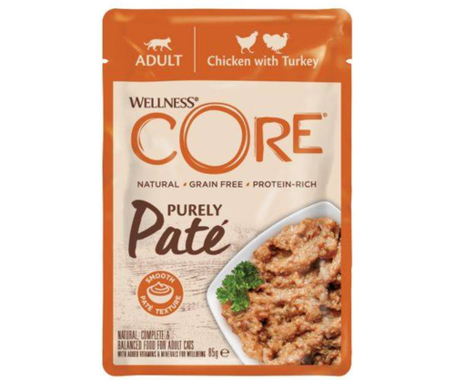 Wellness CORE – Purely Pâté Chicken with Turkey for Adult Cats