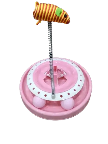 Cat Toys Roller Turntable Track Ball and Catch The Mouse