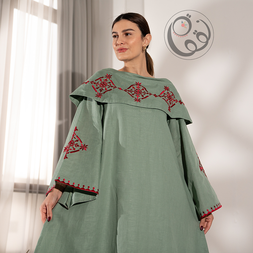 جلابية لينن راقية -153