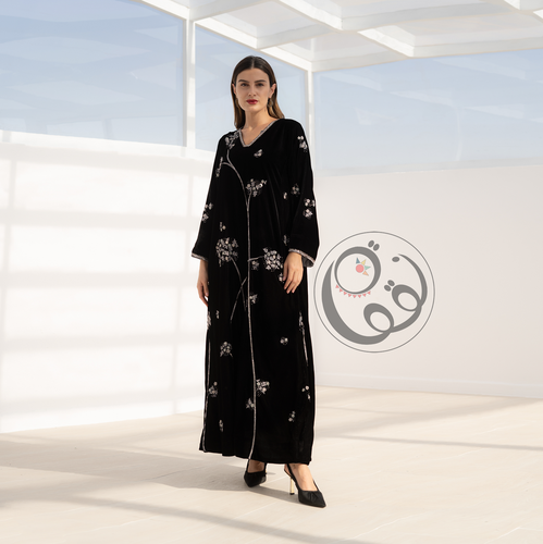 مخمل أسود للمناسبات 140