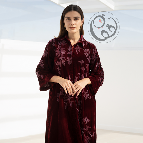 مخمل عنابي فخم -139