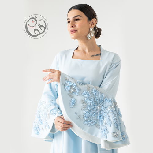 فستان سماوي أنيق - 203