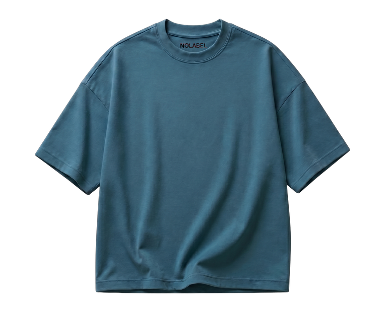 NOLABEL Oversized T-Shirt — Summer Blue (Exclusive)