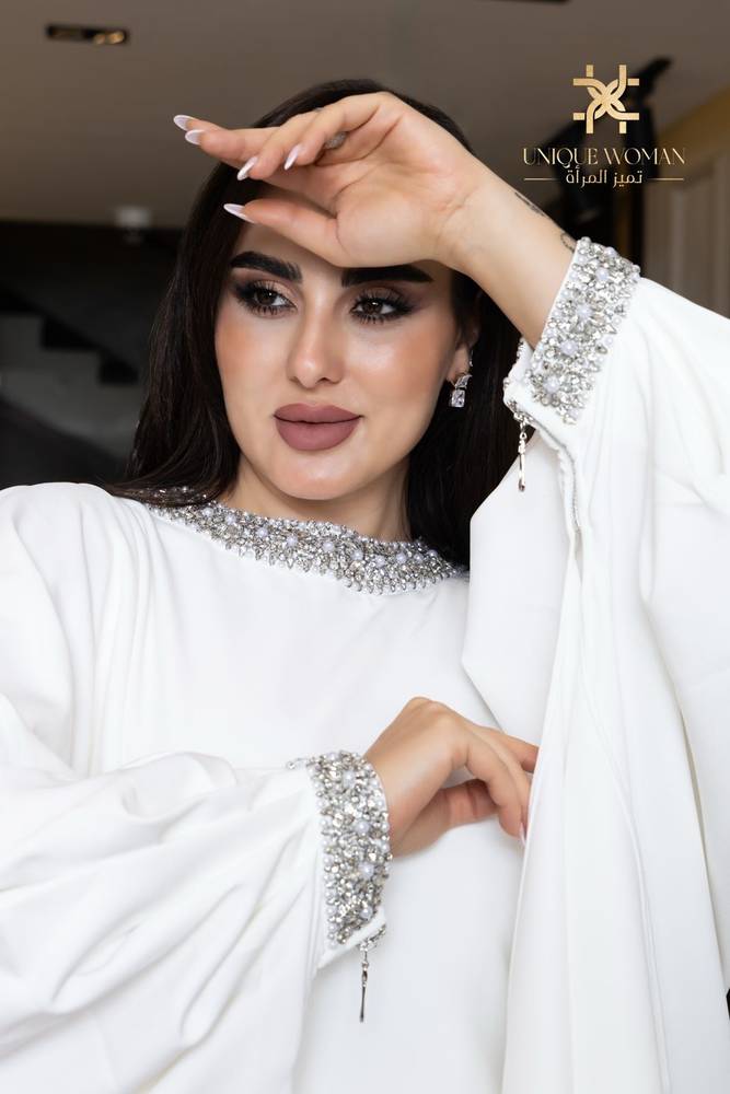 فستان كريكور جابوتيان (ابيض)