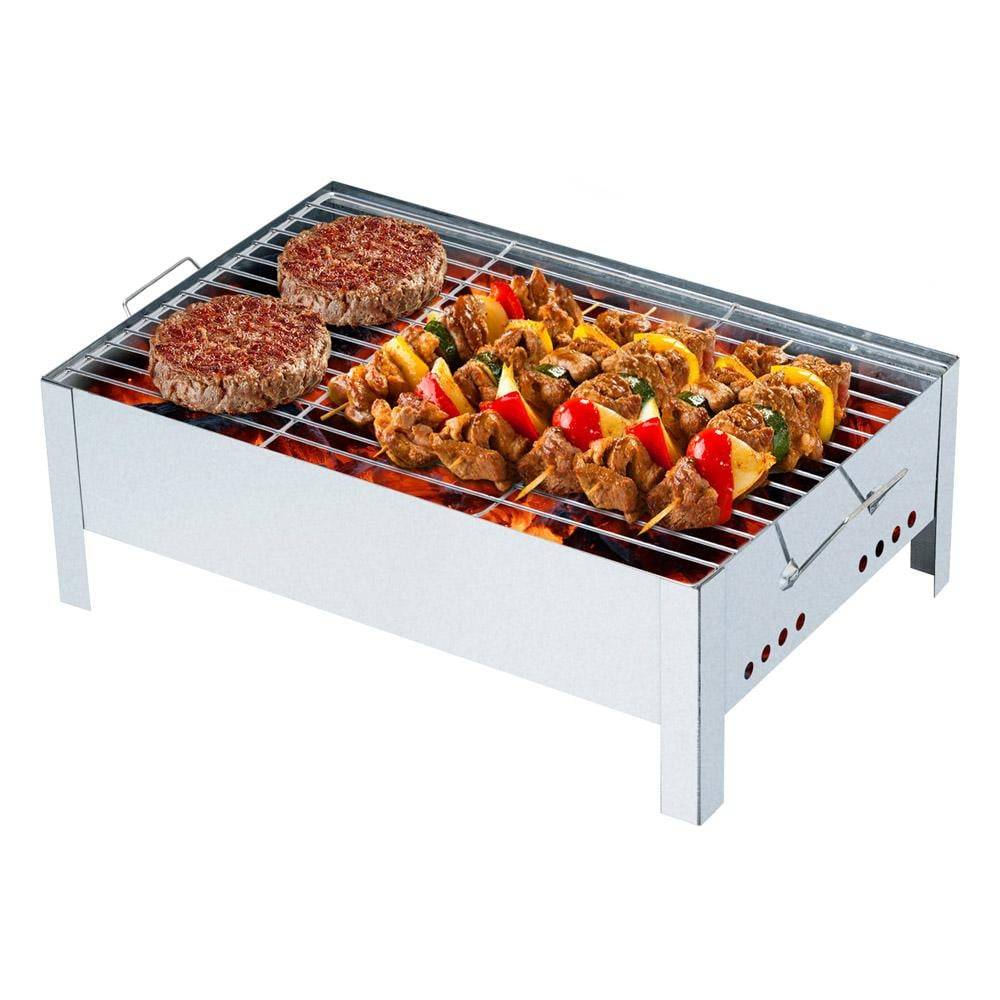 منقل شبك23*38سم- سهلة الحمل والتنقل، متينة ومقاومة للصدأ، مناسبة للشواء في الهواء الطلق
