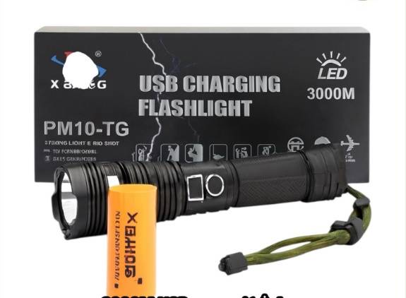 مصباح يدوي قابل لإعادة الشحن عبر منفذ USB