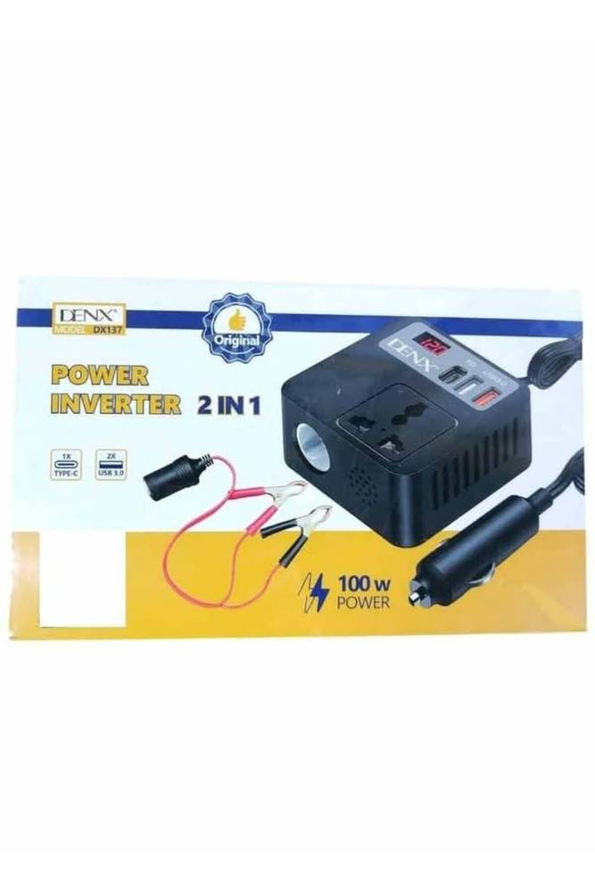 محول كهرباء سيارة 2×1 موديل DX137