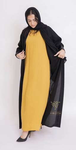 فستان عباية كركمي -Z255