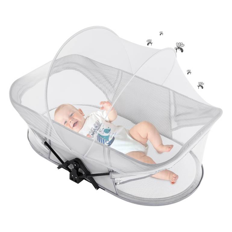 سرير متنقل للاطفال الرضع خفيف وسهل الطي