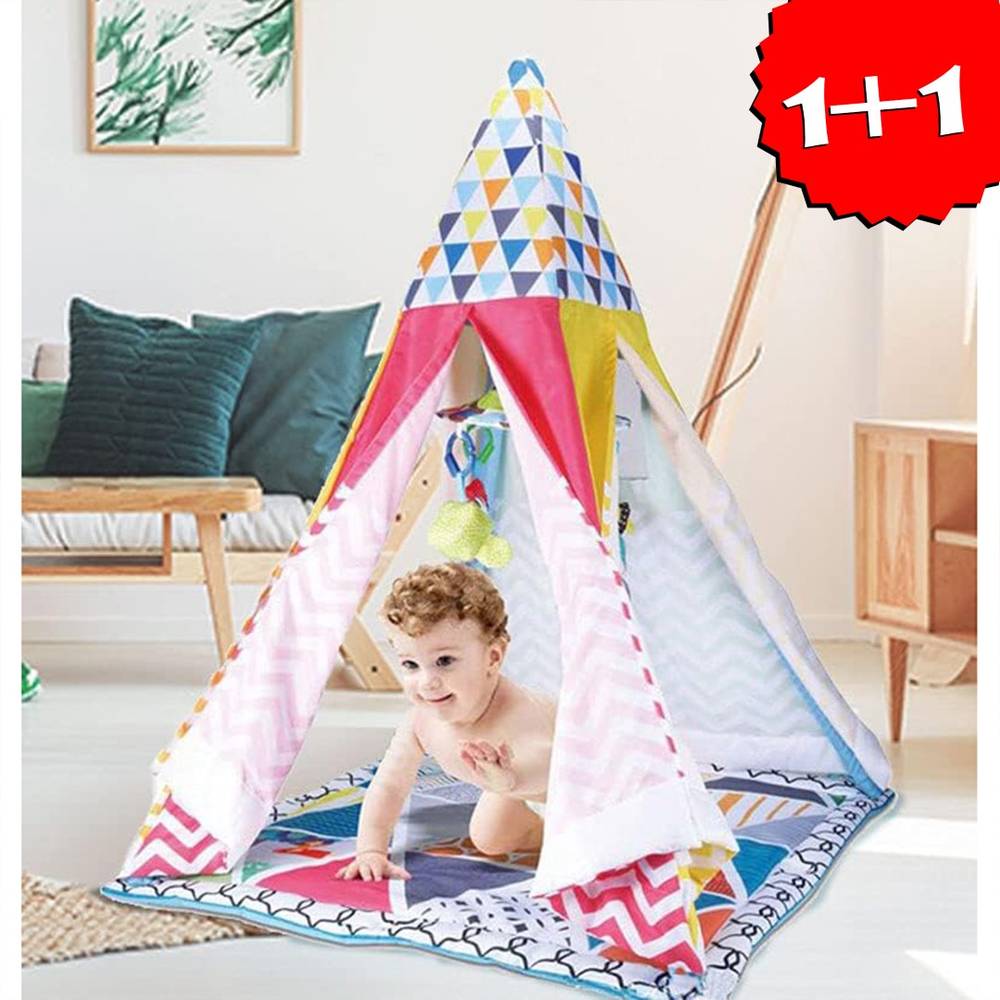 خيمة العاب للاطفال الرضع مع حصير و العاب معلقة