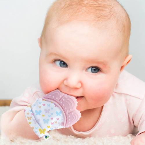 قفاز التسنين للأطفال ماركة Babyjem