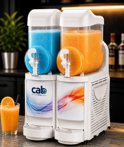 ماكينة سلاش سعة 10 لتر حوضين إيطالي CAB