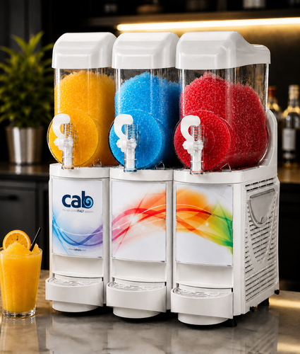 ماكينة سلاش سعة 10 لتر 3حوض إيطالي CAB