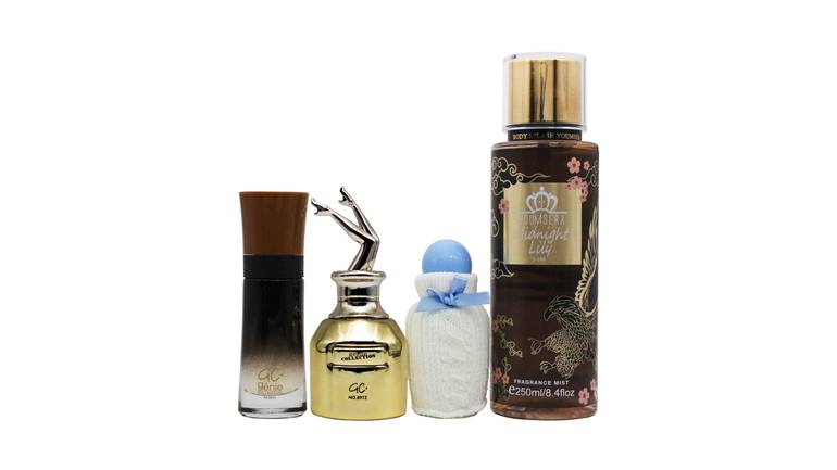 بكج مميز يحتوي على معطر جسم يومسيرا بالاضافة الى تشكيلة مختاره من عطور جيني كولكشن 25 مل