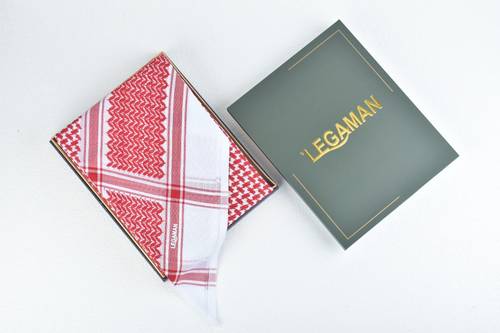 شماغ احمر كلاسيك legaman رقم LR-1