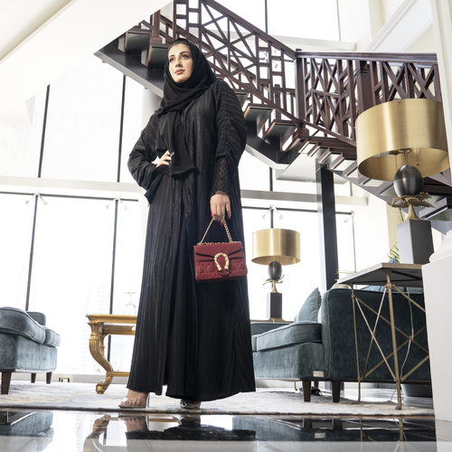 عباية كتف قماش سحابة buk139