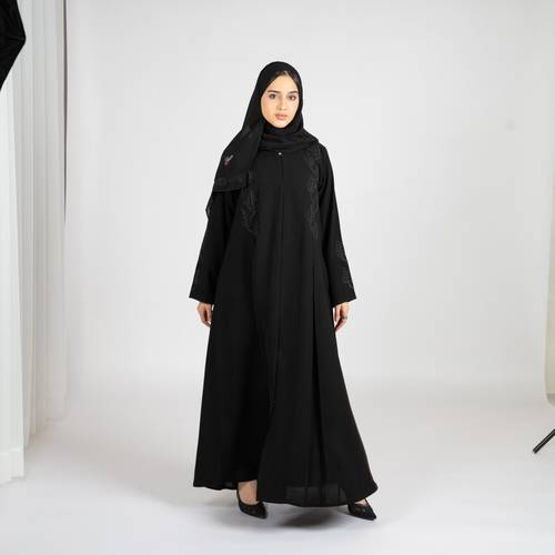 عباية كتف مطرزة WH 12 قماش انترنت بلس