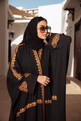 عباية قماش لينن Nawader 03