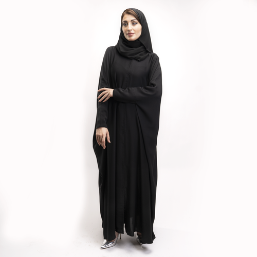 عباية سادة كم سوارة قماش شريفة