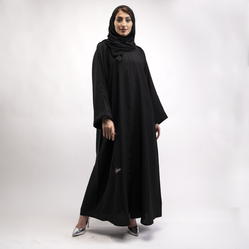 عباية سادة كتف S01 قمصة قماش صالونا